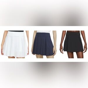 (SET OF 3) Nike 15" Dri-FIT Advantage Golf Skort in White, Navy Blue, and Black